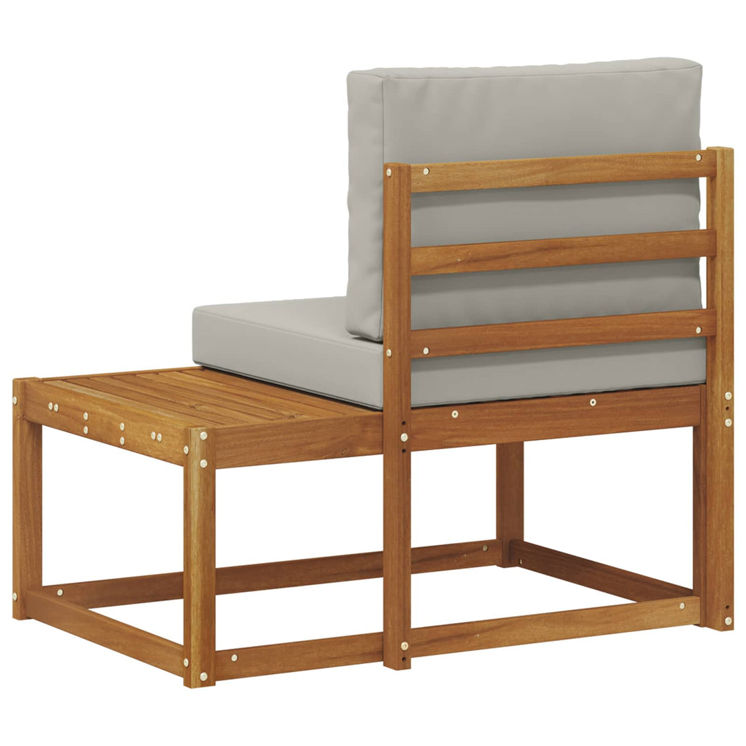 Udendørs Modulsofa med pude Naturfarvet 91 x 63 x 73 cm
