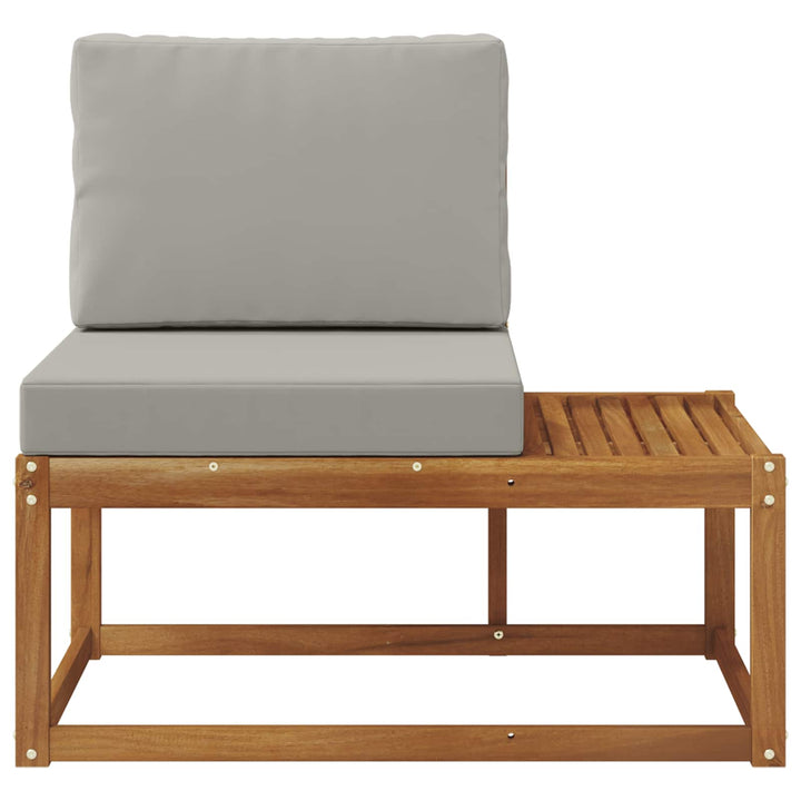 Udendørs Modulsofa med pude Naturfarvet 91 x 63 x 73 cm