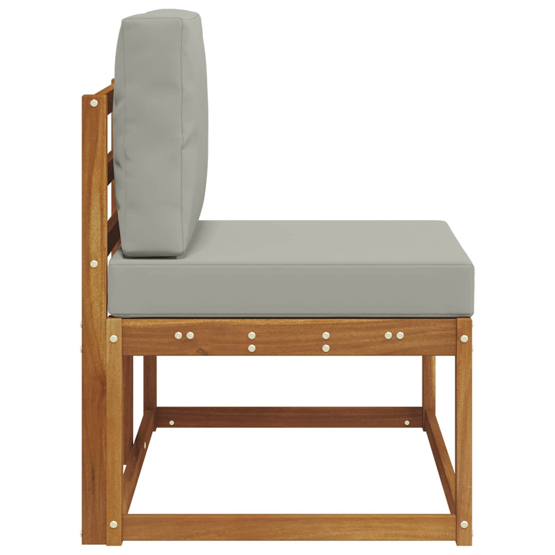 Udendørs Modulsofa med pude Naturfarvet 91 x 63 x 73 cm
