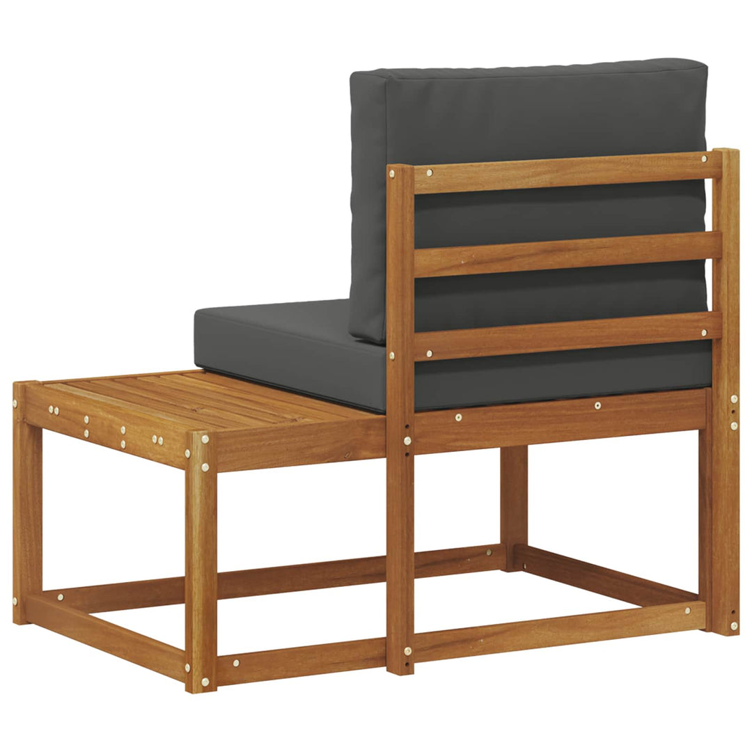 Udendørs Modulsofa Naturlig og Antracit 91 x 63 x 73 cm