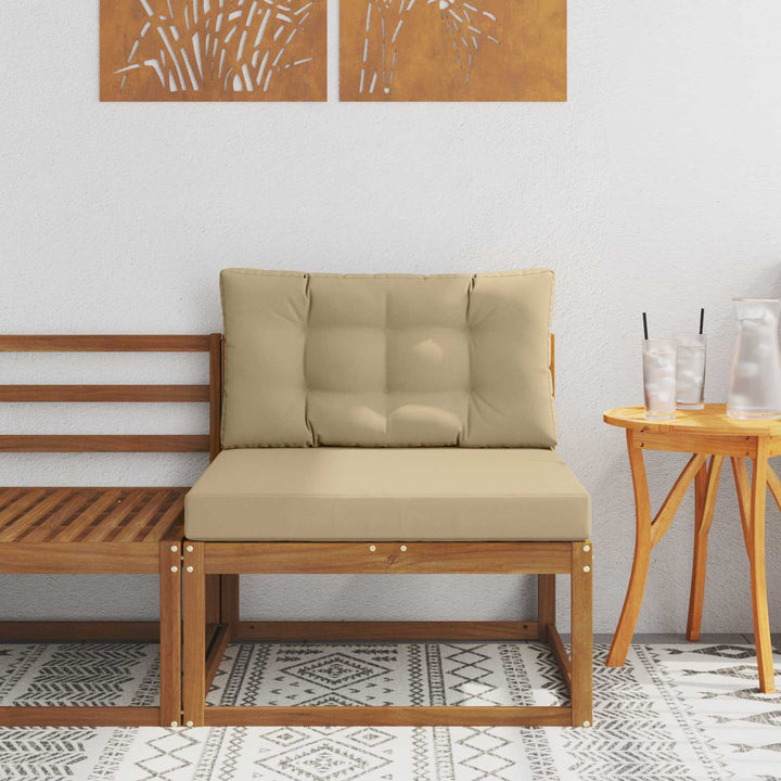 Udendørs Mellem Sofa Naturfarvet
