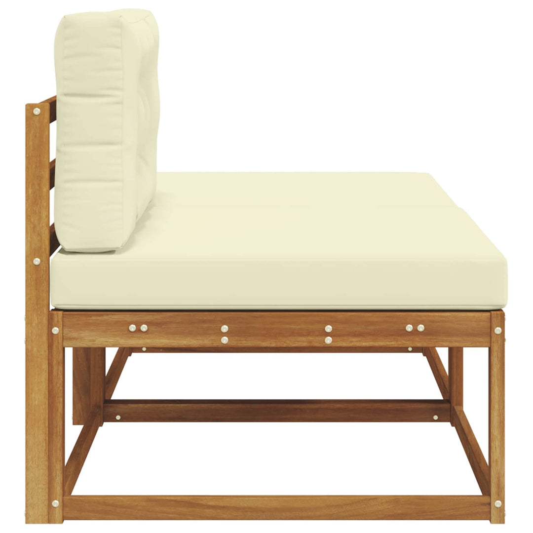 Sektionel sofa enheder med pude 2 Stk Naturfarvet