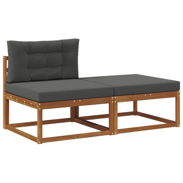 Sektionel sofa enheder med pude 2 Stk Naturfarvet