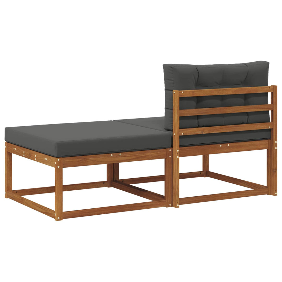 Sektionel sofa enheder med pude 2 Stk Naturfarvet