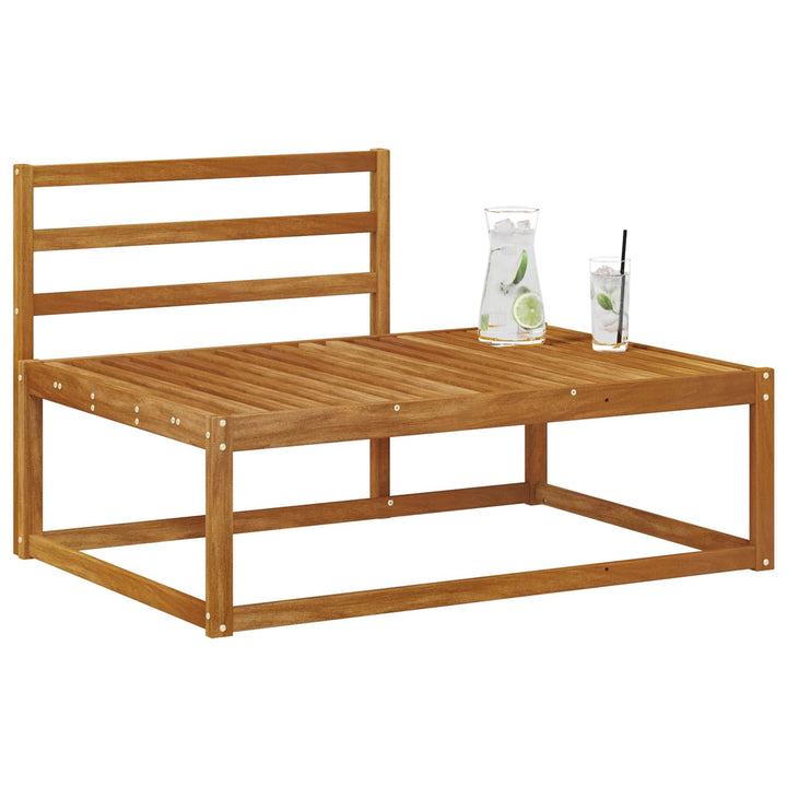 Udendørs end sofa Naturfarvet 115 x 83 x 73 cm