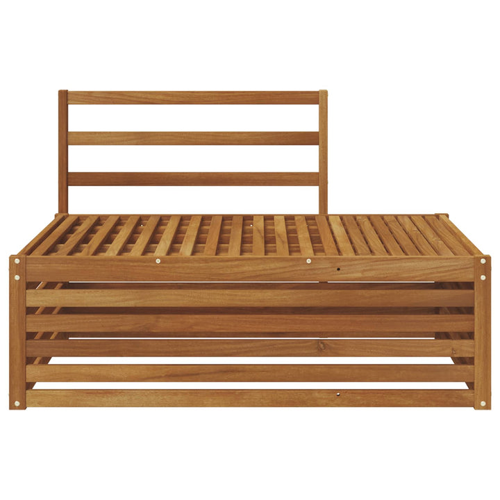 Udendørs end sofa Naturfarvet 115 x 83 x 73 cm