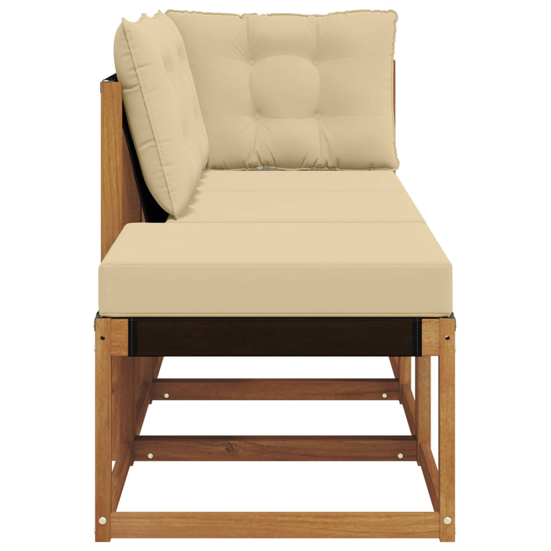 3 stk. Udendørs modulsofa enheder Naturlig og Beige