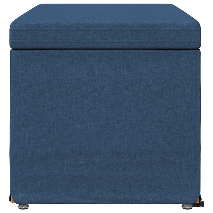 Taburet Blå 81 x 41 x 40 cm Stof og konstrueret træ