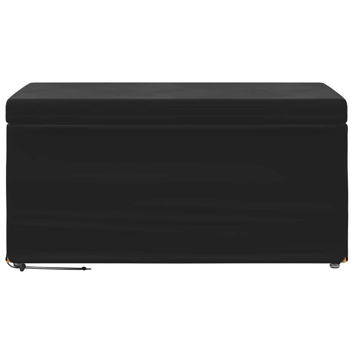 Taburet Sort 81 x 41 x 40 cm Velour og konstrueret træ