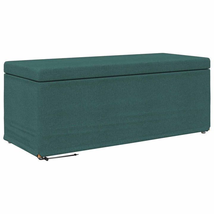 Taburet Mørkegrøn 101 x 41 x 40 cm Stof og konstrueret træ