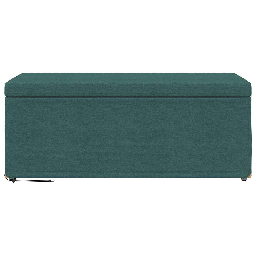 Taburet Mørkegrøn 101 x 41 x 40 cm Stof og konstrueret træ