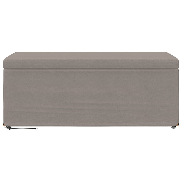 Taburet Gråbrun 101 x 41 x 40 cm Stof og konstrueret træ