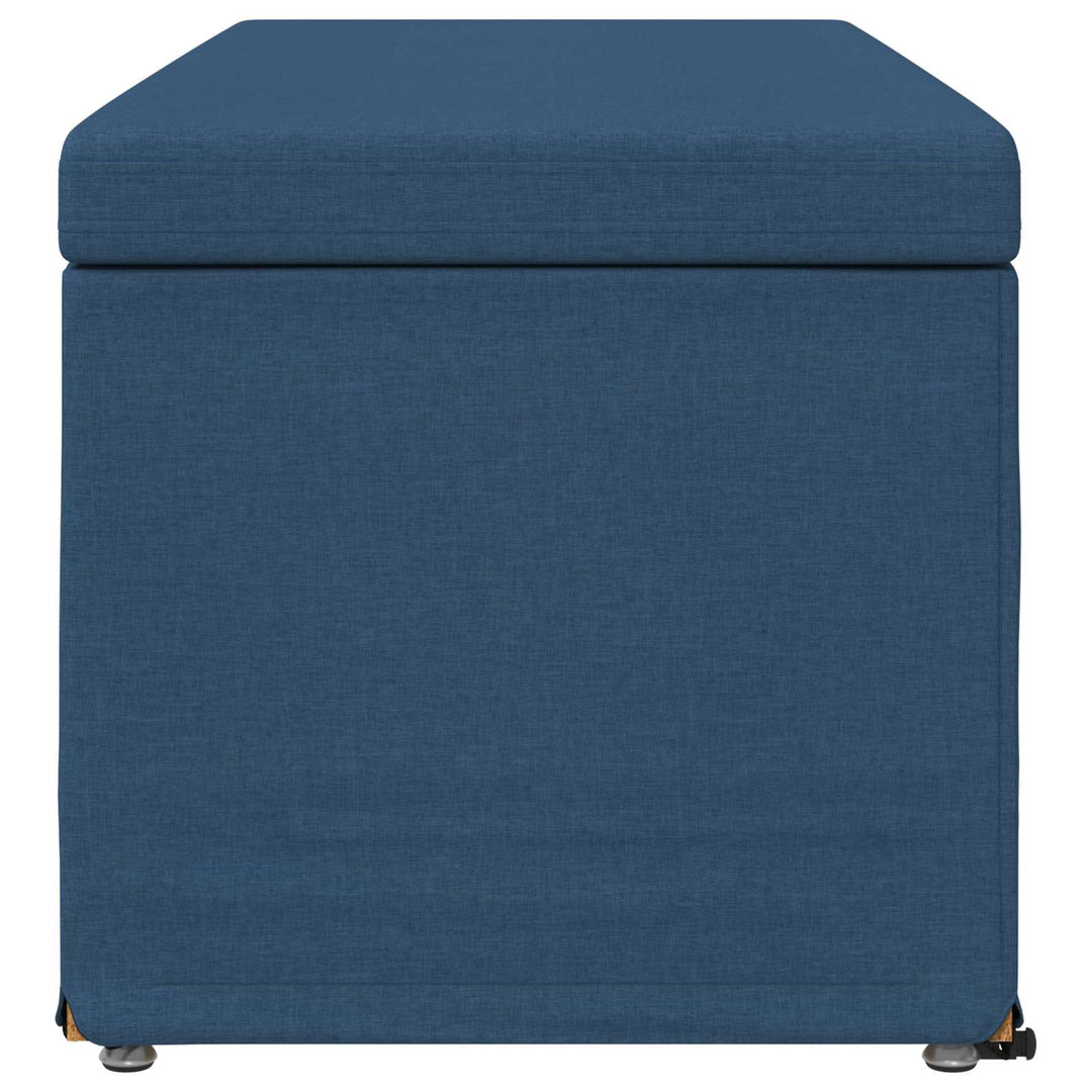 Taburet Blå 101 x 41 x 40 cm Stof og konstrueret træ