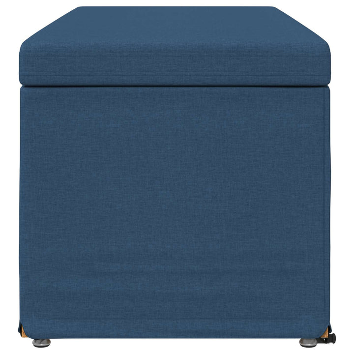 Taburet Blå 101 x 41 x 40 cm Stof og konstrueret træ