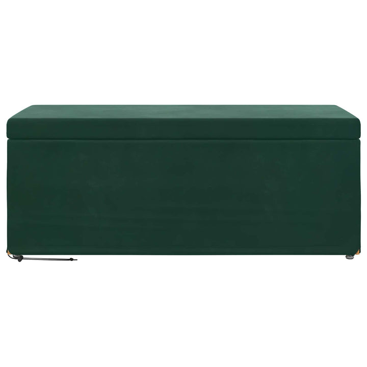 Taburet Mørkegrøn 101 x 41 x 40 cm Velour og konstrueret træ