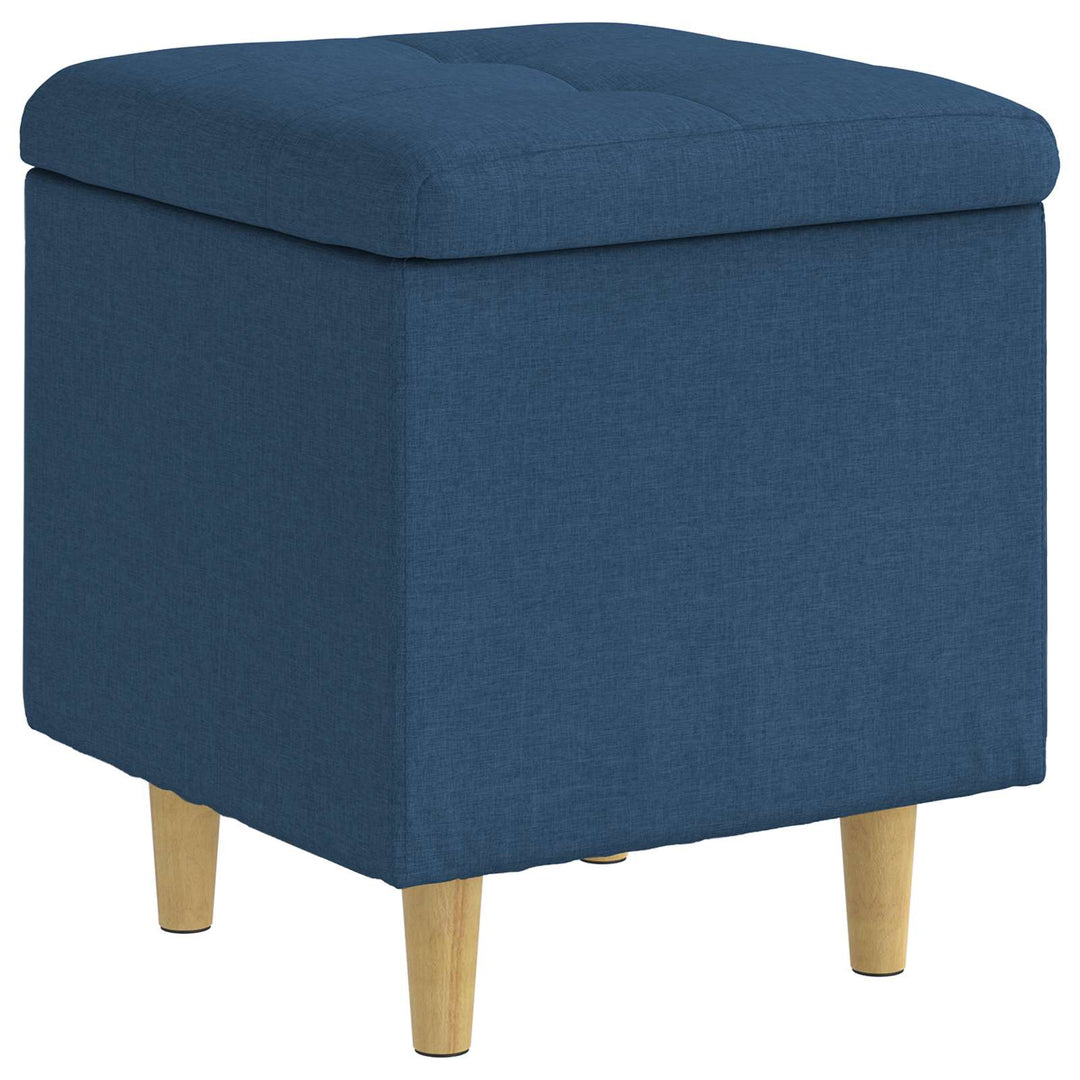 Ottoman med Opbevaring Blå 40 x 40 x 45 cm Stof