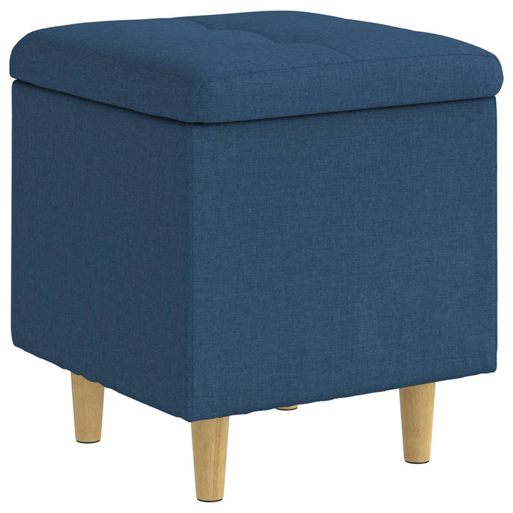 Ottoman med Opbevaring Blå 40 x 40 x 45 cm Stof