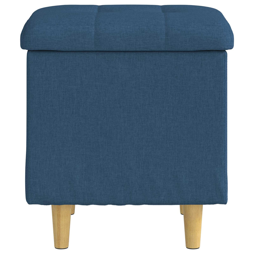 Ottoman med Opbevaring Blå 40 x 40 x 45 cm Stof