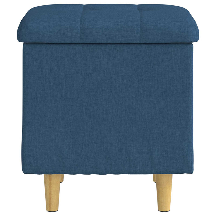 Ottoman med Opbevaring Blå 40 x 40 x 45 cm Stof