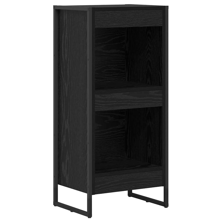 Bogskab Sort eg 40 x 30 x 86,5 cm Konstrueret træ