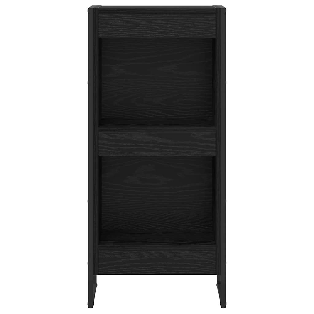 Bogskab Sort eg 40 x 30 x 86,5 cm Konstrueret træ