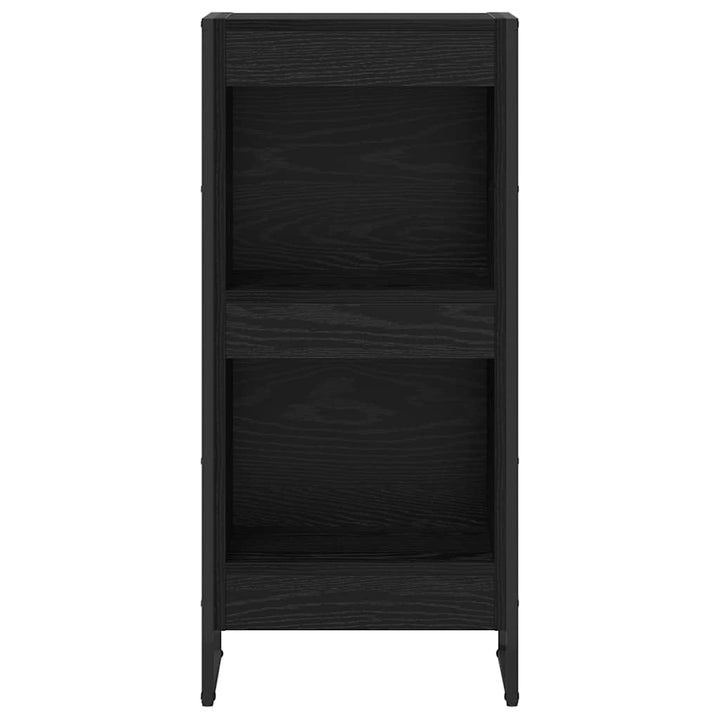 Bogskab Sort eg 40 x 30 x 86,5 cm Konstrueret træ
