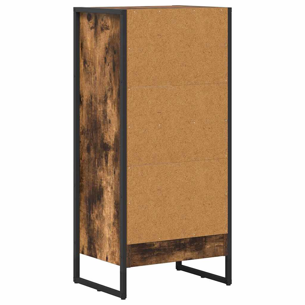 Bogskab Røget Eg 40 x 30 x 86,5 cm Konstrueret træ