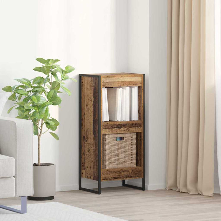 Bogskab Gammelt træ 40 x 30 x 86,5 cm Konstrueret træ