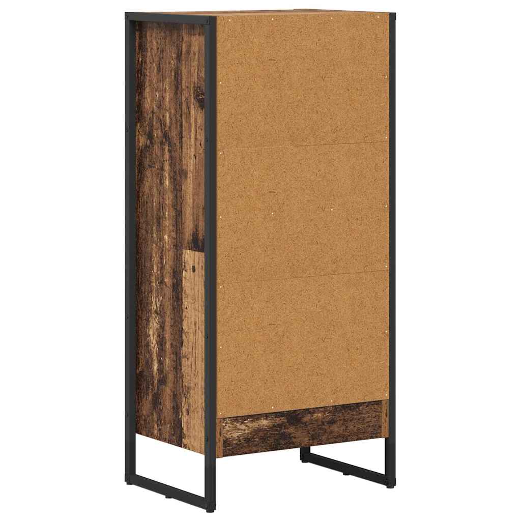 Bogskab Gammelt træ 40 x 30 x 86,5 cm Konstrueret træ