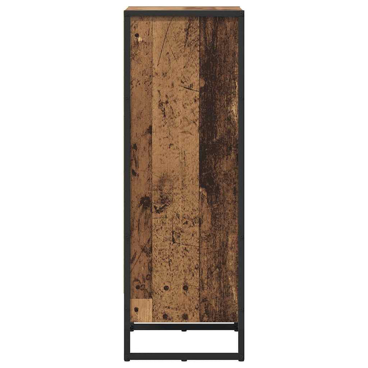 Bogskab Gammelt træ 40 x 30 x 86,5 cm Konstrueret træ