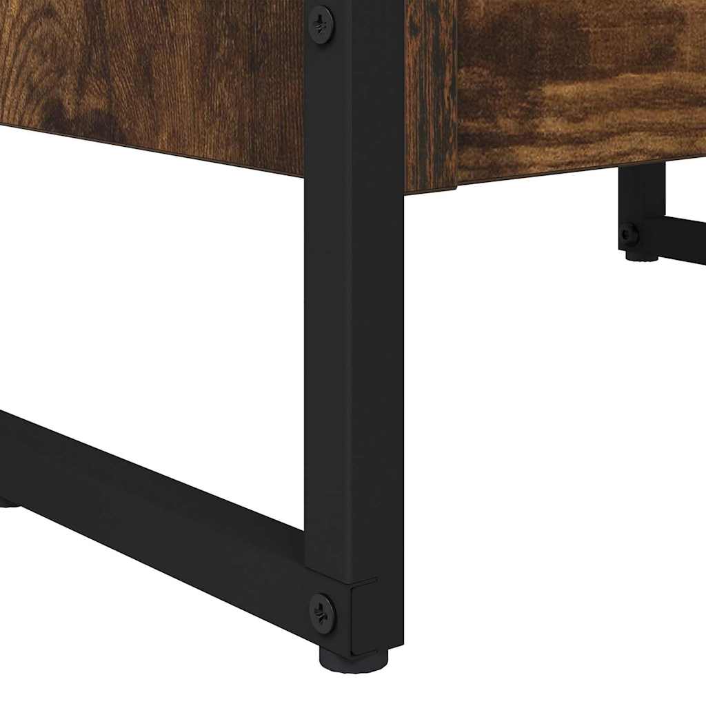 Bogskab Røget Eg 40 x 30 x 121 cm Konstrueret træ