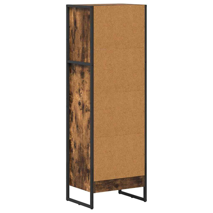 Bogskab Røget Eg 40 x 30 x 121 cm Konstrueret træ