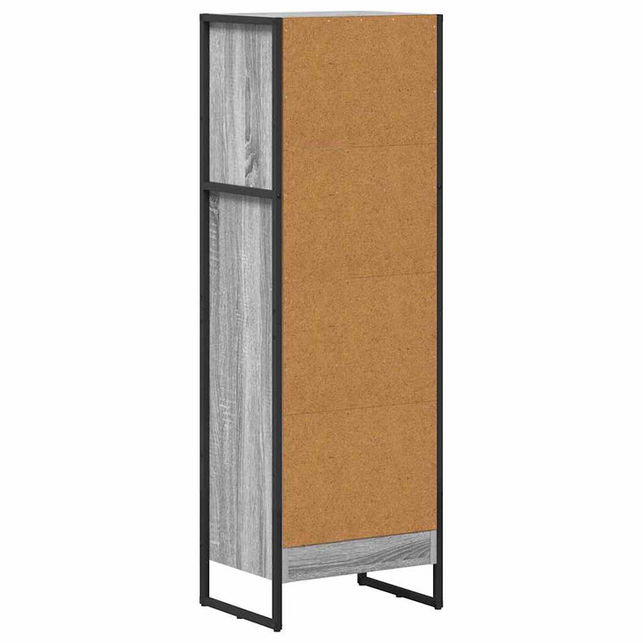 Bogskab Grå Sonoma 40 x 30 x 121 cm Konstrueret træ