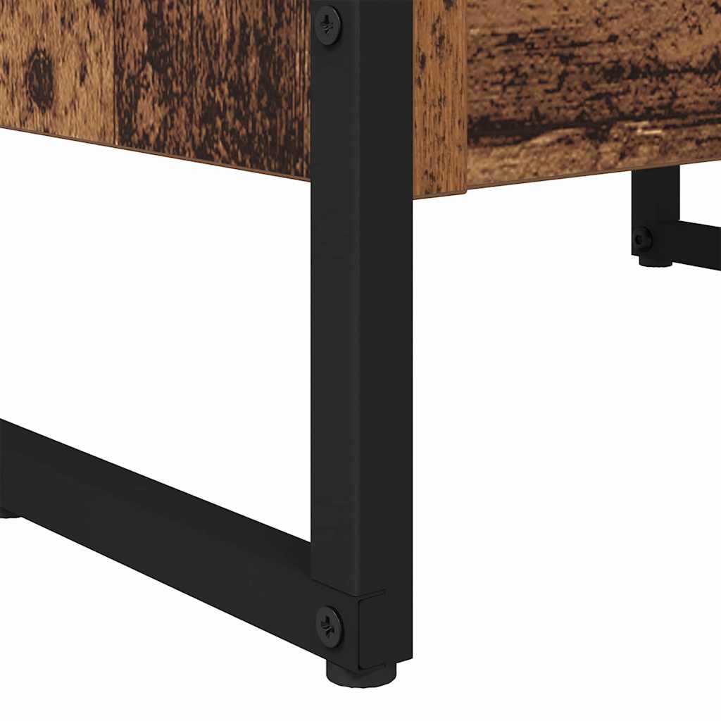 Bogskab Gammelt træ 40 x 30 x 121 cm Konstrueret træ