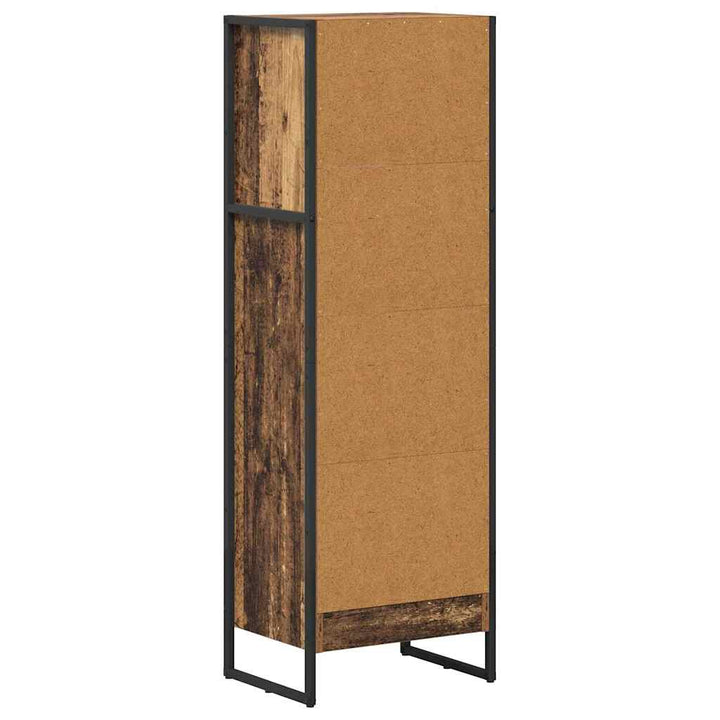 Bogskab Gammelt træ 40 x 30 x 121 cm Konstrueret træ