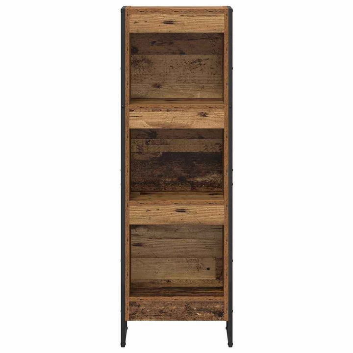 Bogskab Gammelt træ 40 x 30 x 121 cm Konstrueret træ