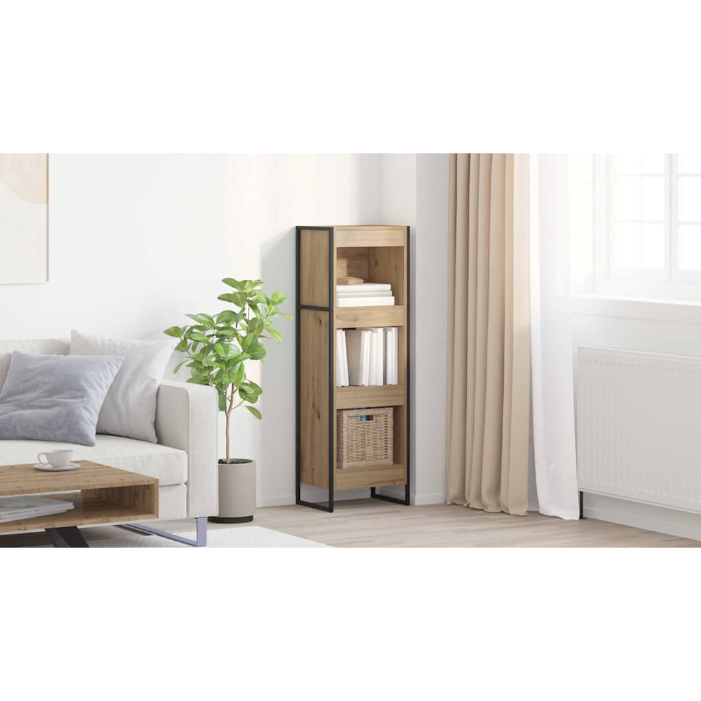 Bogskab Artisan eg 40 x 30 x 121 cm Konstrueret træ