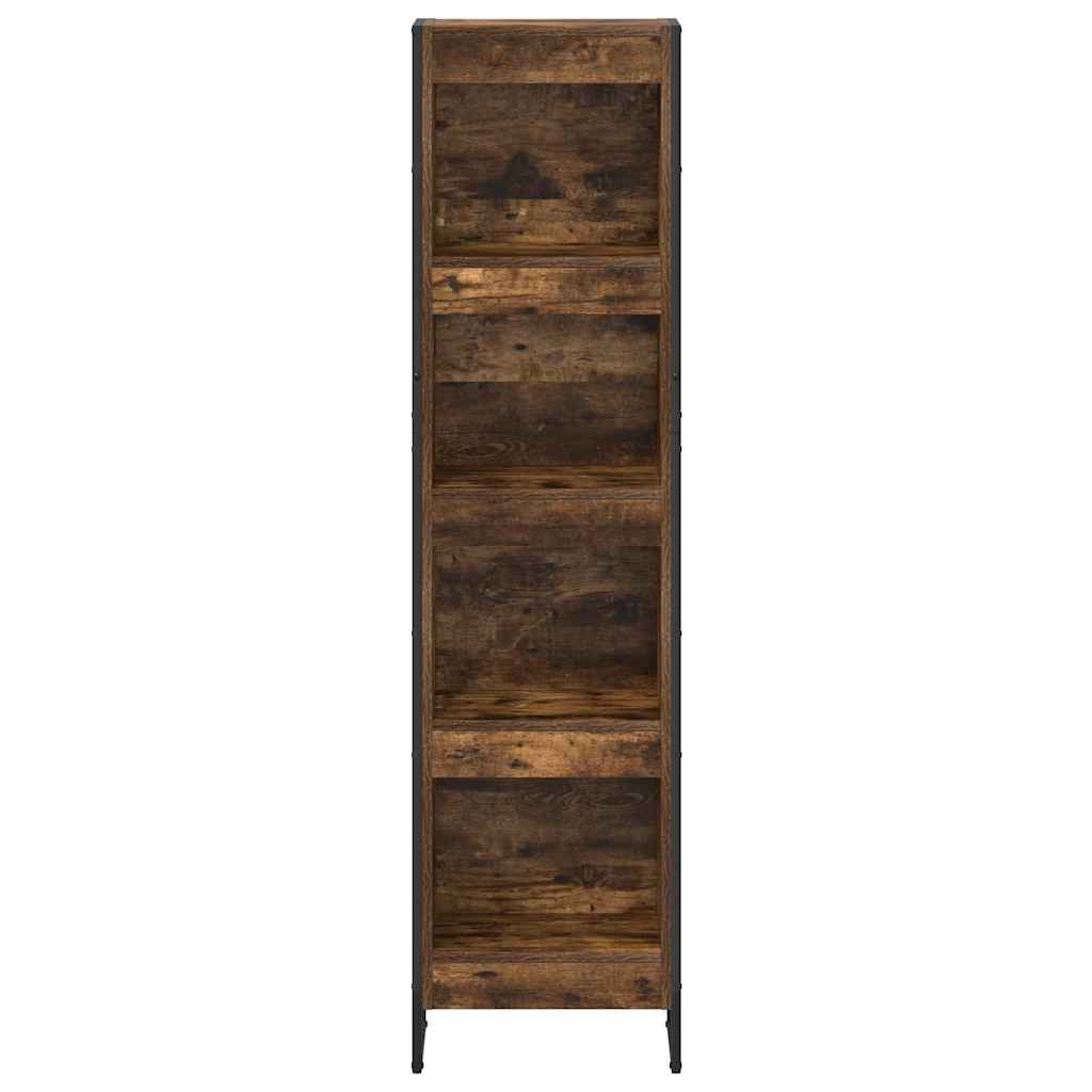 Bogskab Røget Eg 40 x 30 x 155 cm Konstrueret træ