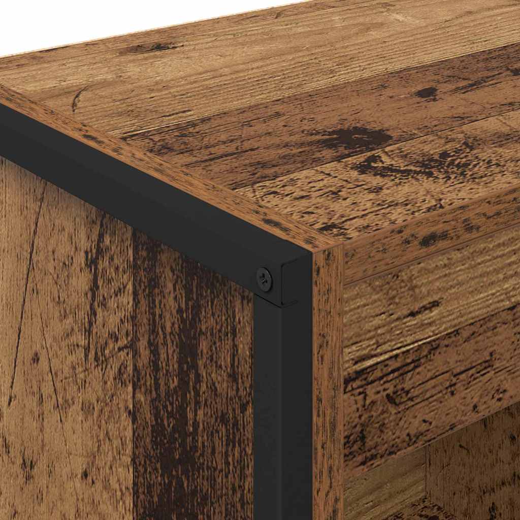 Bogskab Gammelt træ 40 x 30 x 155 cm Konstrueret træ