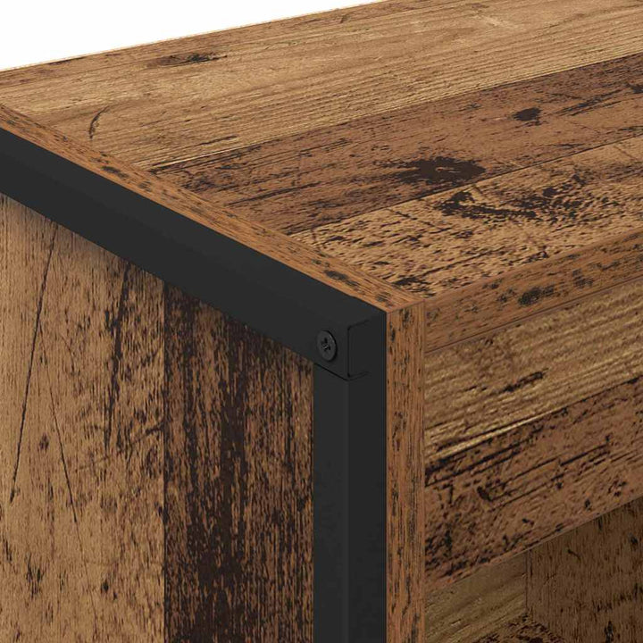 Bogskab Gammelt træ 40 x 30 x 155 cm Konstrueret træ