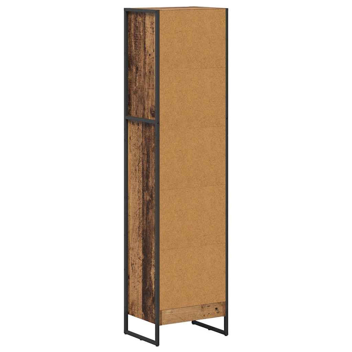 Bogskab Gammelt træ 40 x 30 x 155 cm Konstrueret træ