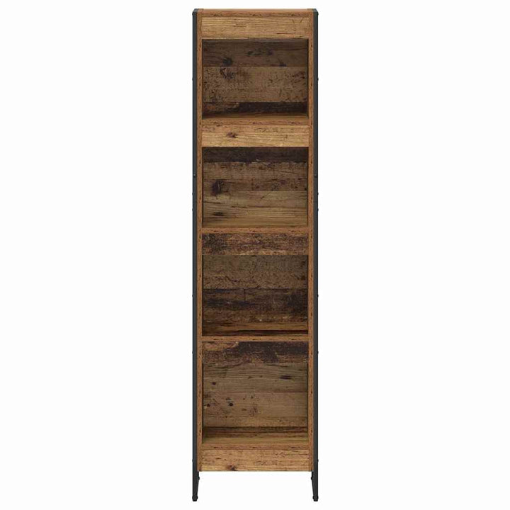 Bogskab Gammelt træ 40 x 30 x 155 cm Konstrueret træ