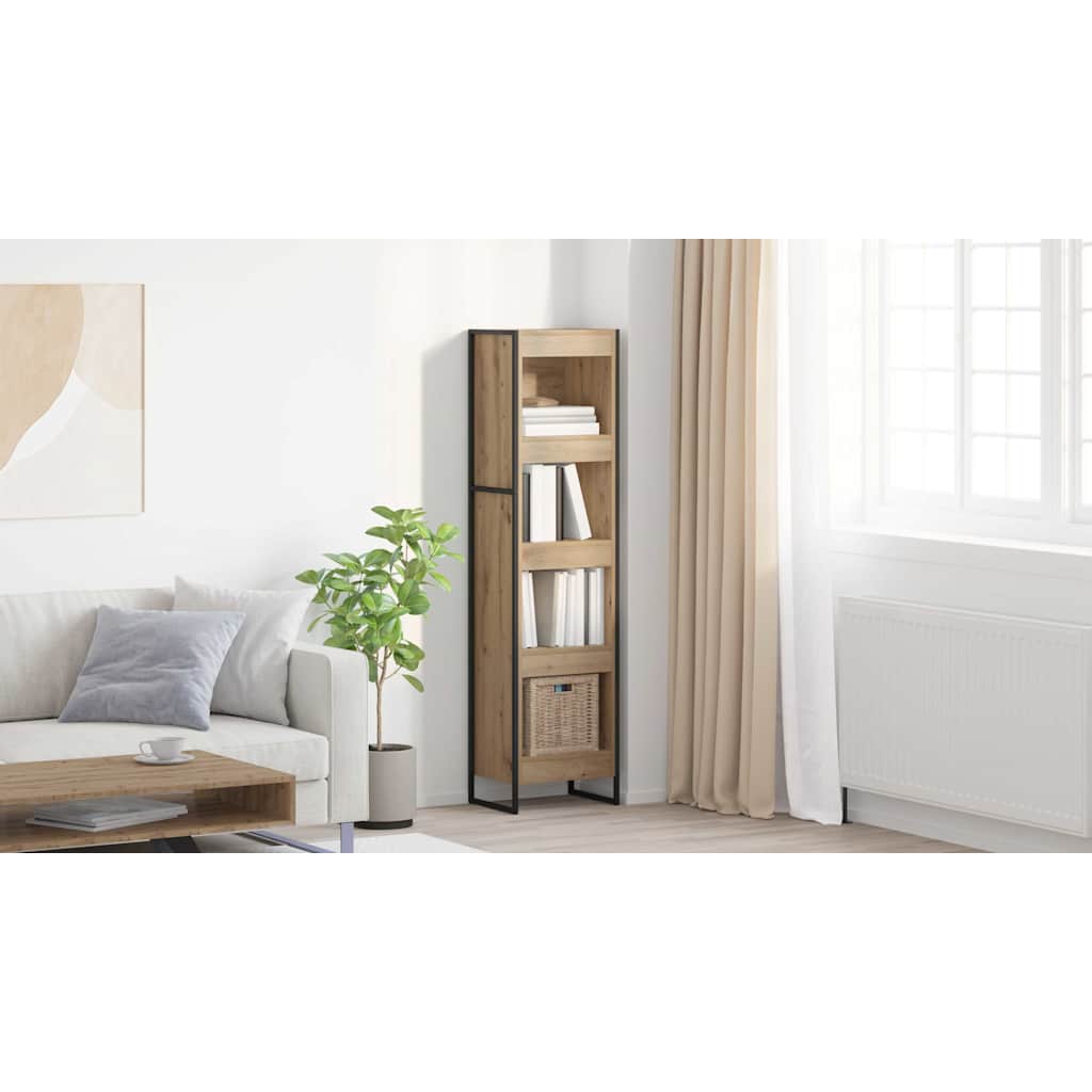 Bogskab Artisan eg 40 x 30 x 155 cm Konstrueret træ