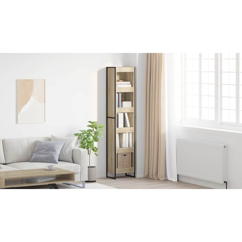 Bogskab Sonoma 40 x 30 x 189,5 cm Konstrueret træ