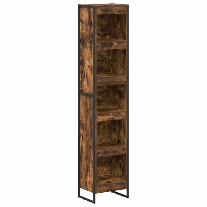 Bogskab Røget Eg 40 x 30 x 189,5 cm Konstrueret træ