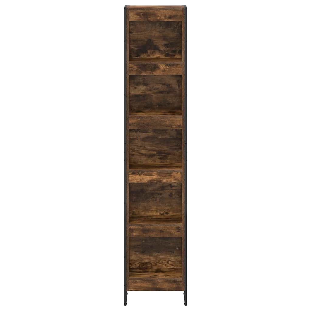 Bogskab Røget Eg 40 x 30 x 189,5 cm Konstrueret træ