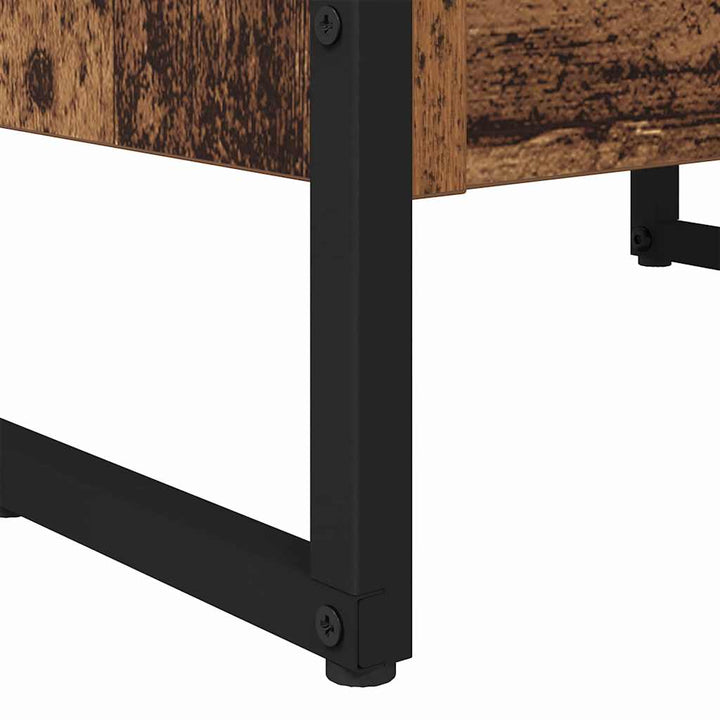 Bogskab Gammelt træ 40 x 30 x 189,5 cm Konstrueret træ