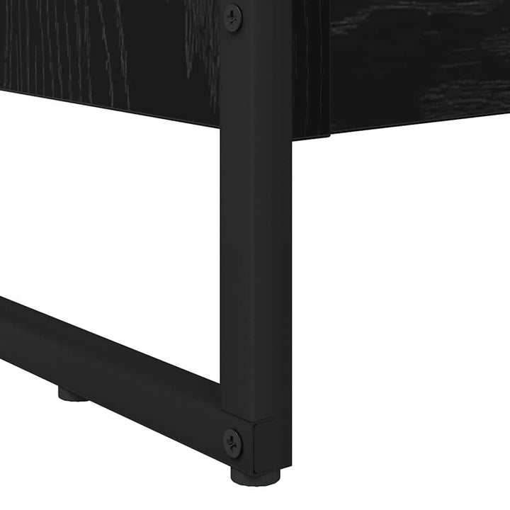 Bogskab Sort eg 60 x 30 x 86,5 cm Konstrueret træ