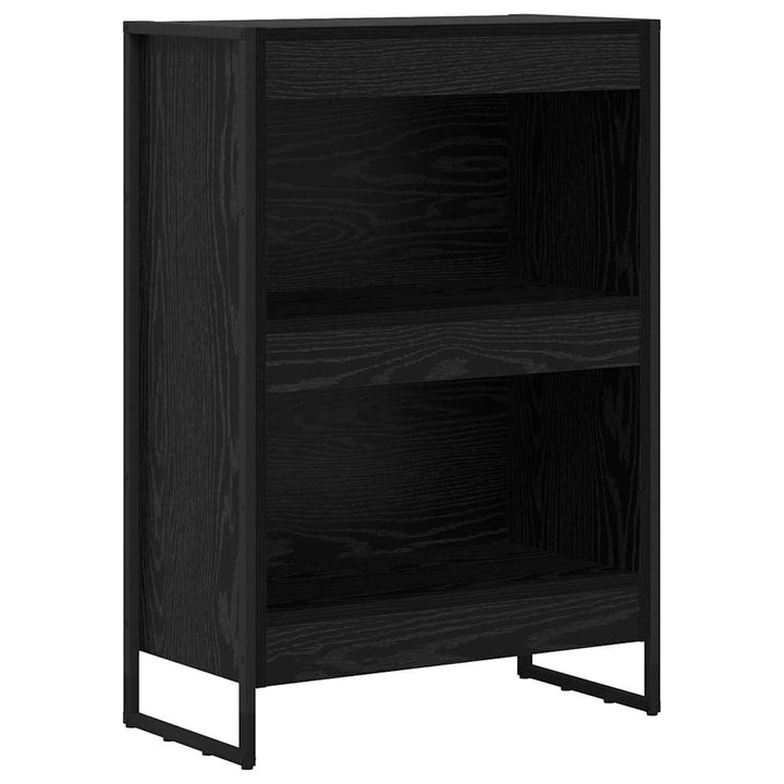 Bogskab Sort eg 60 x 30 x 86,5 cm Konstrueret træ
