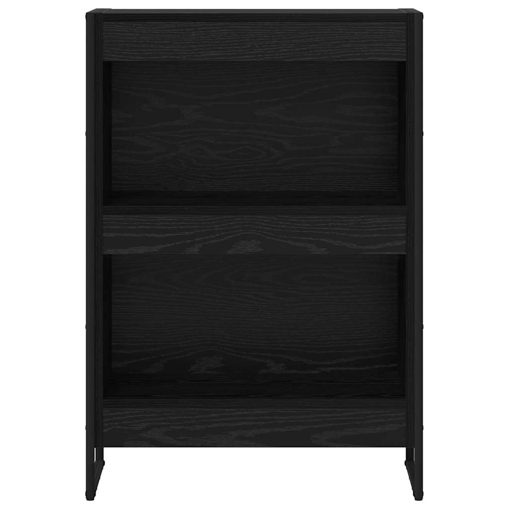 Bogskab Sort eg 60 x 30 x 86,5 cm Konstrueret træ